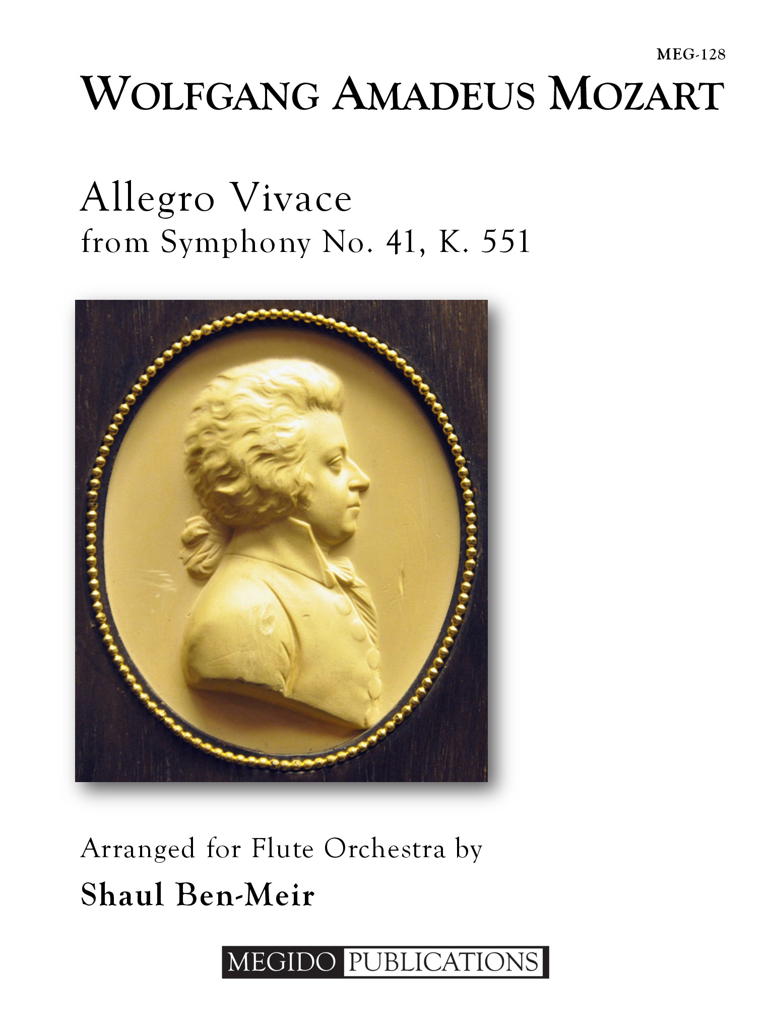 Allegro Vivace from Symphony No. 41 for Flute Choir (MOZART WOLFGANG AMADEUS)