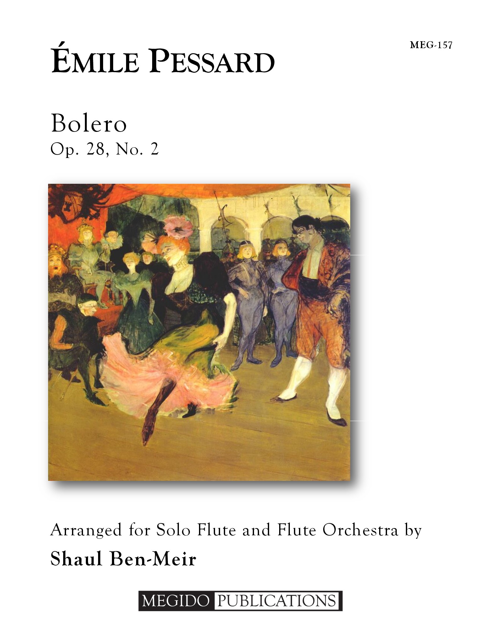 Bolero (Op. 28, No. 2) for Solo Flute and Flute Orchestra