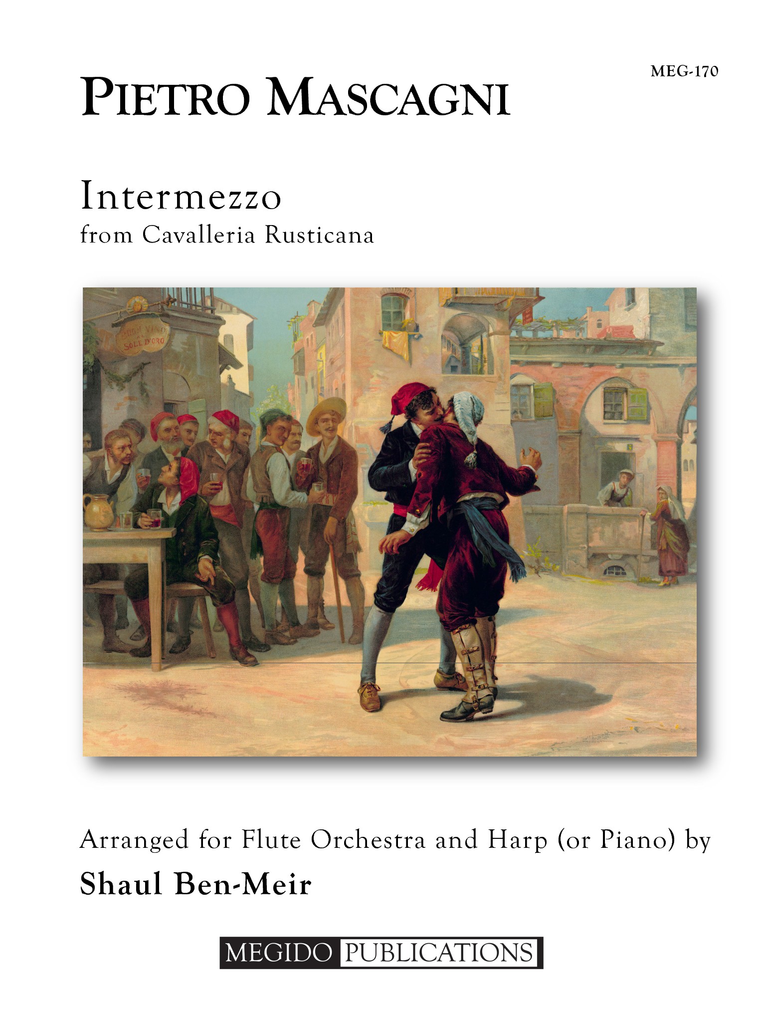 Intermezzo from Cavalleria Rusticana for Flute Orchestra and Harp (MASCAGNI PIETRO)
