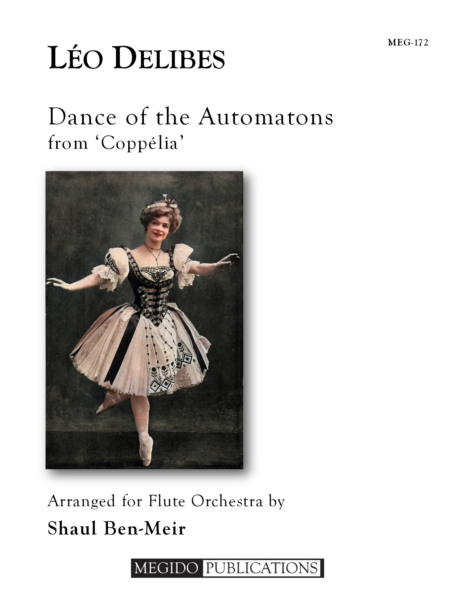 Dance of the Automatons from Coppelia for Flute Orchestra (DELIBES LEO)