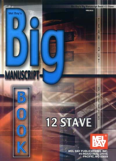 Big Manuscript Book - 12 Staves