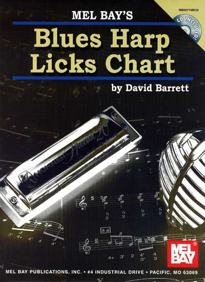 Blues Harp Licks Chart With (BARRETT DAVID)