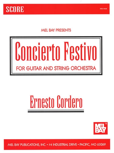 Concierto Festivo - Score (CORDERO ERNESTO)