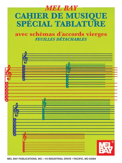 Guitar Tablature Book : French Edition