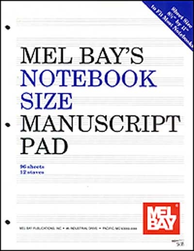 Notebook - Size Manuscript Pad 12 - Stave
