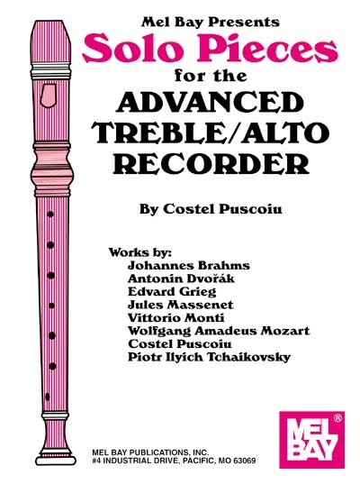 Solo Pieces For The Advanced Treble/Alto Recorder (PUSCOIU COSTEL)