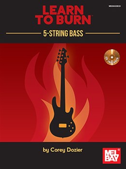 Learn To Burn : 5 - String Bass Guitar - Book Set
