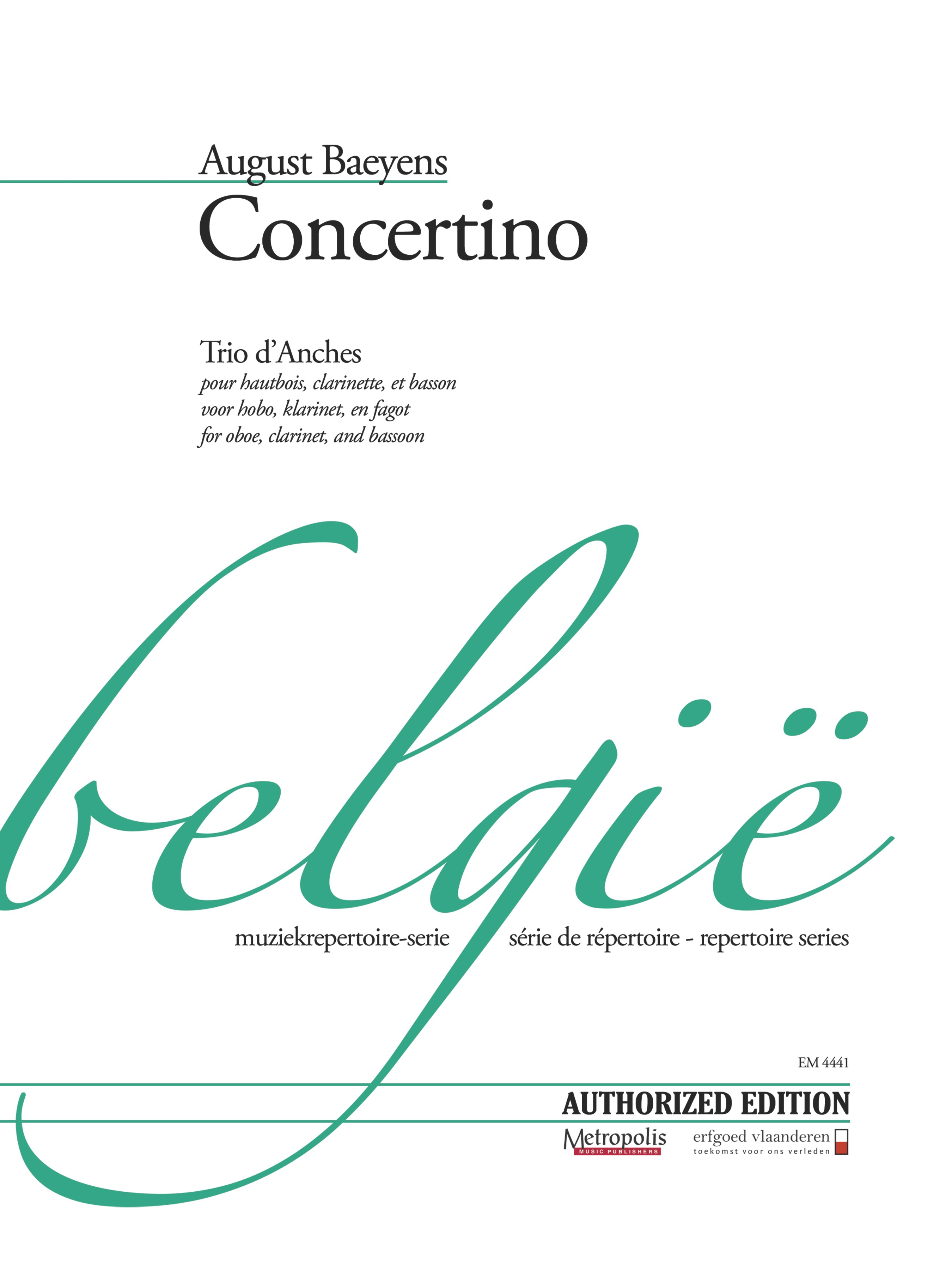 Concertino (BAEYENS AUGUST)