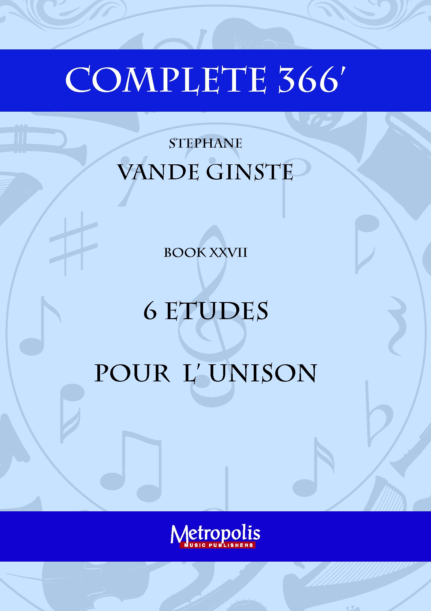 Complete 366' Book Xxii Etudes (VANDE GINSTE STEPHANE)