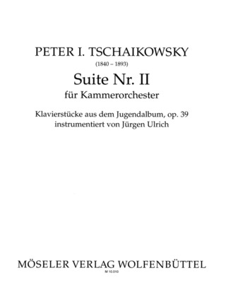 Suite Nr. 2 Op. 39 (TCHAIKOVSKI PIOTR ILITCH)