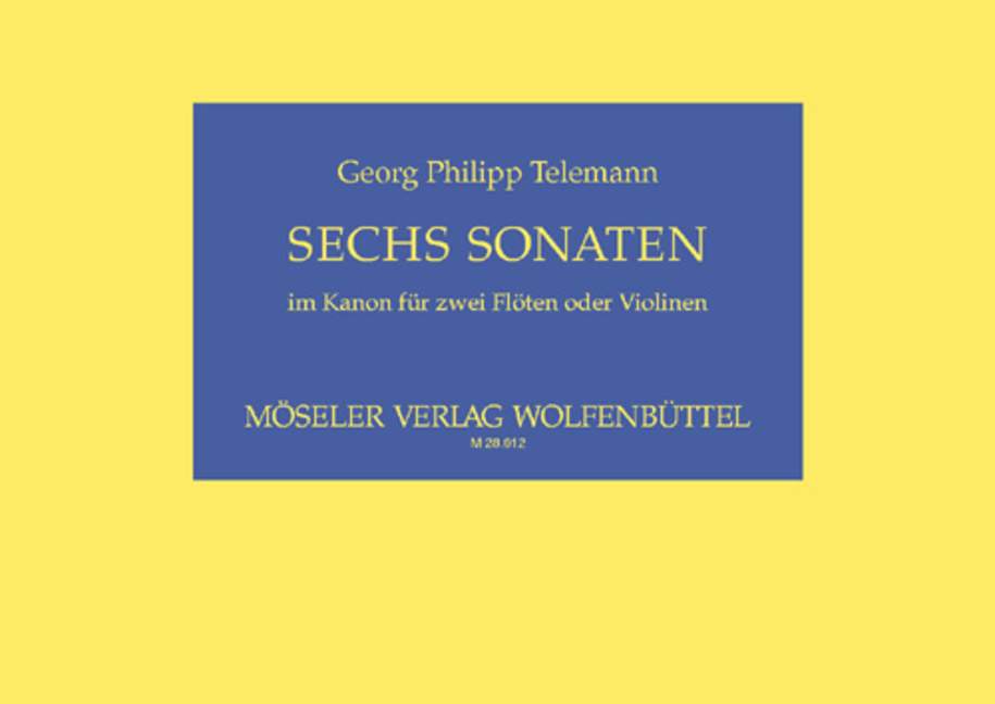 6 Sonaten Im Kanon (TELEMANN GEORG PHILIPP)