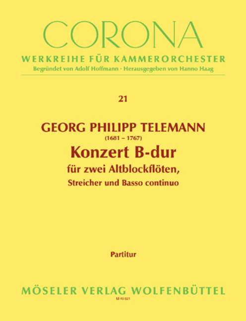 Konzert B-Dur (TELEMANN GEORG PHILIPP)