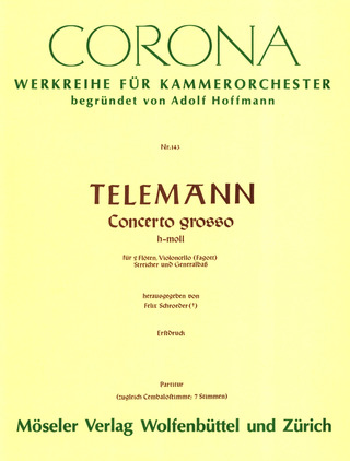 Concerto H-Moll (TELEMANN GEORG PHILIPP)
