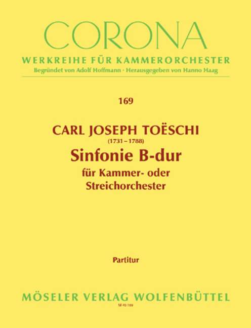 Sinfonie B-Dur Op. 1/5 (TOESCHI CARL JOSEPH)