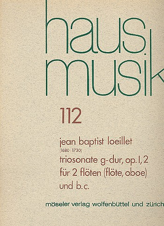 Triosonate G-Dur Op. 1, 2