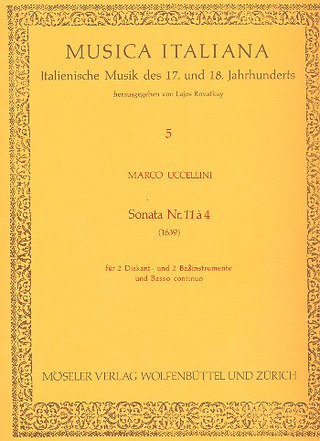 Sonata Nr. 11 A 4 (UCCELLINI MARCO)