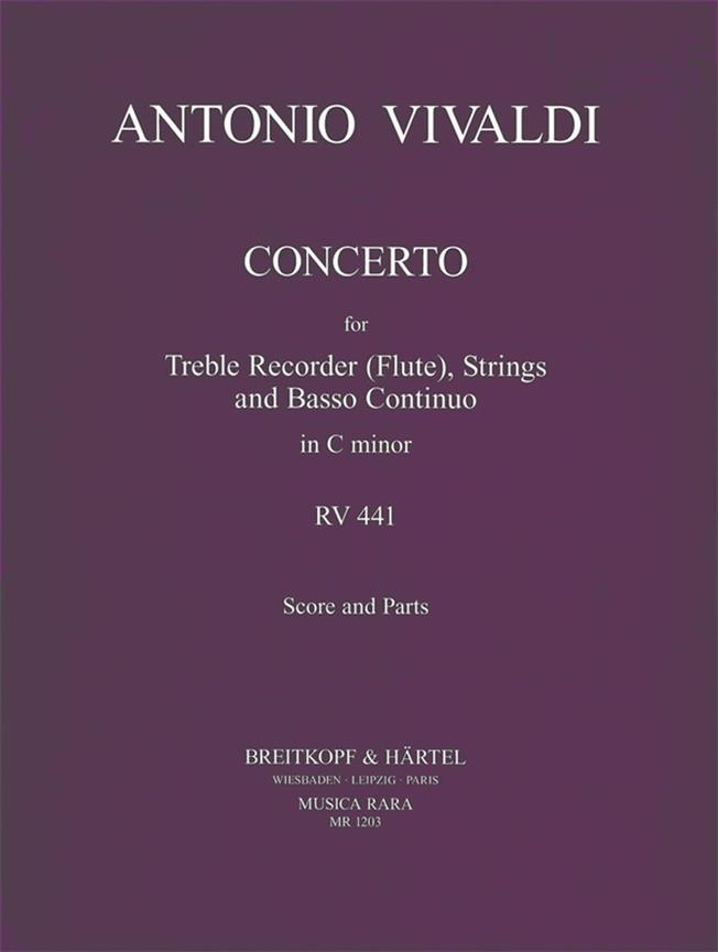 Flötenkonzert In C Rv 441 (VIVALDI ANTONIO)