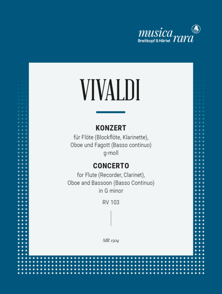 Konzert In G Rv 103 (VIVALDI ANTONIO)
