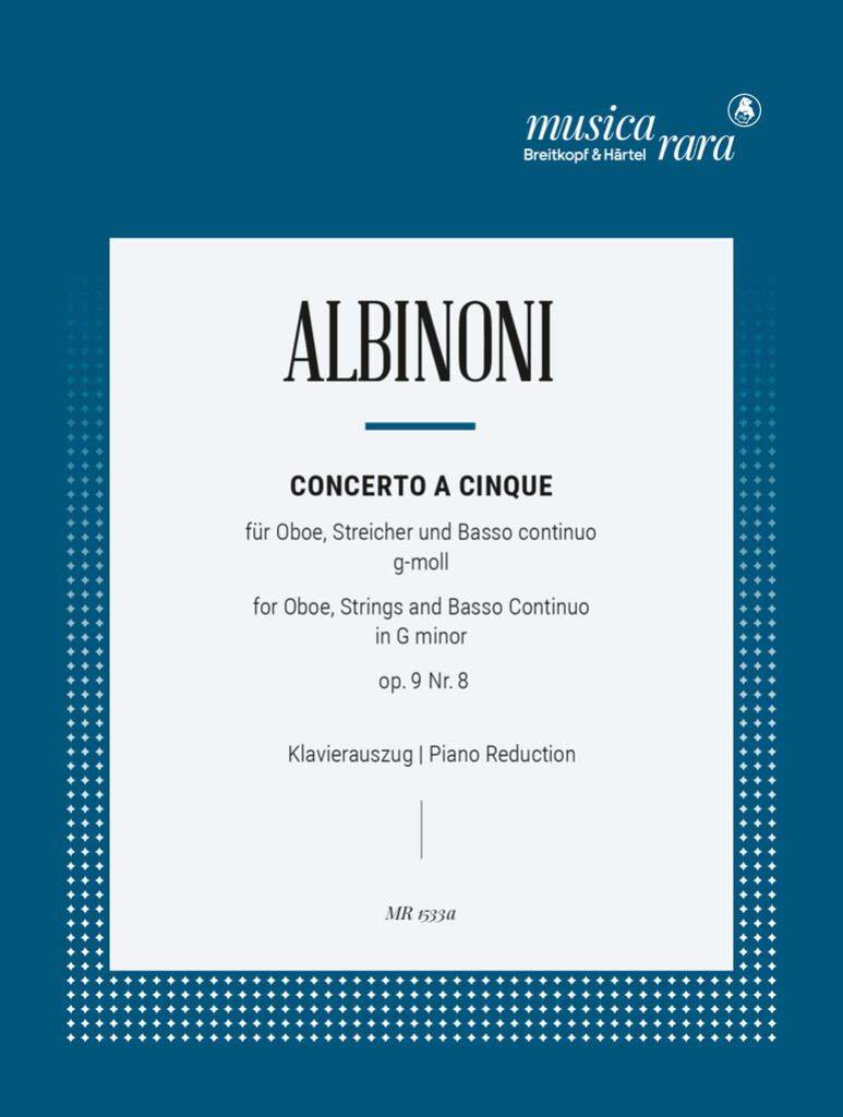 Concerto A 5 In G Op. 9/8 (ALBINONI TOMASO)
