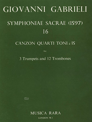 Sacrae Symphoniae (1597) Nr.16