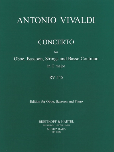Concerto In G Rv 545 (VIVALDI ANTONIO)
