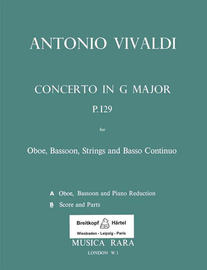 Concerto In G Rv 545 (VIVALDI ANTONIO)