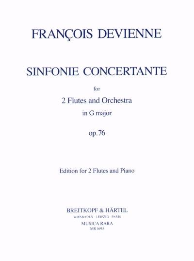 Symphonie Concertante In G-Dur Op. 76 (DEVIENNE FRANCOIS)
