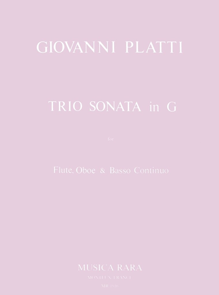 Triosonate In G (PLATTI GIOVANNI BENEDETTO)