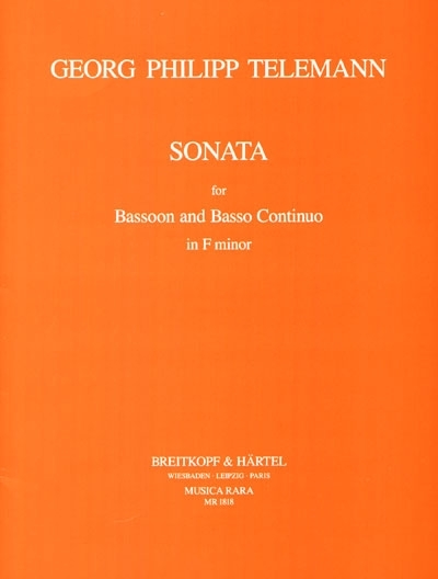 Sonata In F (TELEMANN GEORG PHILIPP)