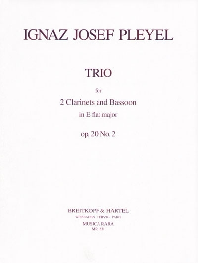 Trio In Es Op. 20 Nr.2 (PLEYEL IGNAZ)