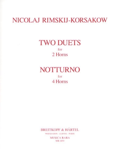 2 Duette, Notturno (RIMSKI-KORSAKOV NICOLAI)