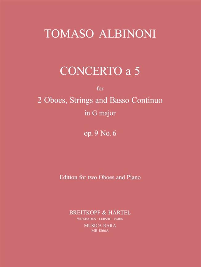 Concerto A 5 In G Op. 9/6