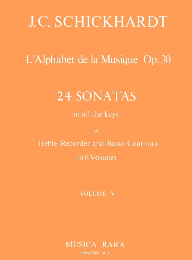 L'Alphabet:Sonaten Op. 30/17-20 (SCHICKHARDT JOHANN CHRISTIAN)