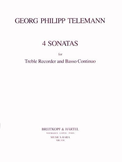 4 Sonaten (TELEMANN GEORG PHILIPP)