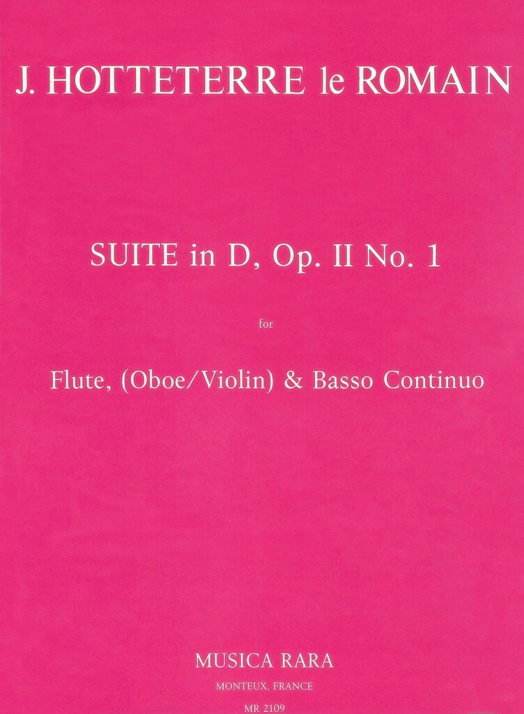 Suite Op. II/1 (HOTTETERRE JACQUES-MARTIN)
