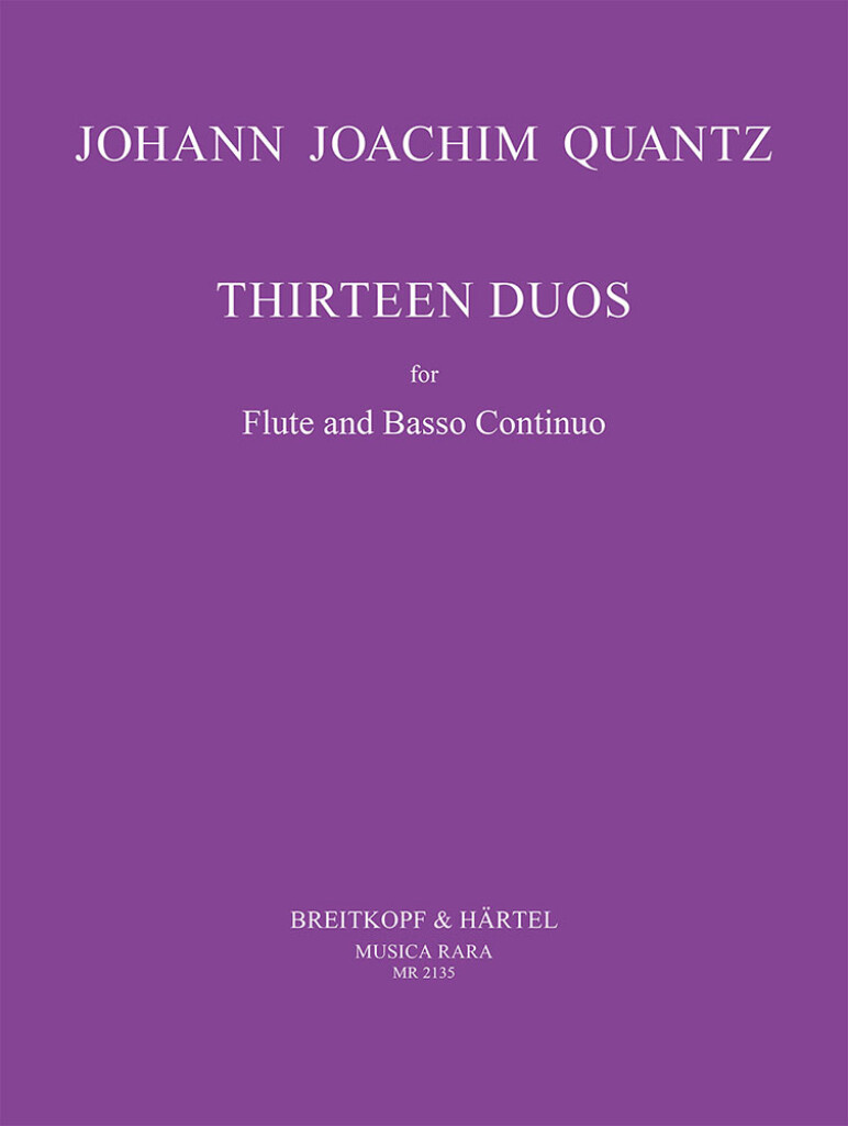 13 Duos - Erstausgabe (QUANTZ JOHANN JOACHIM)