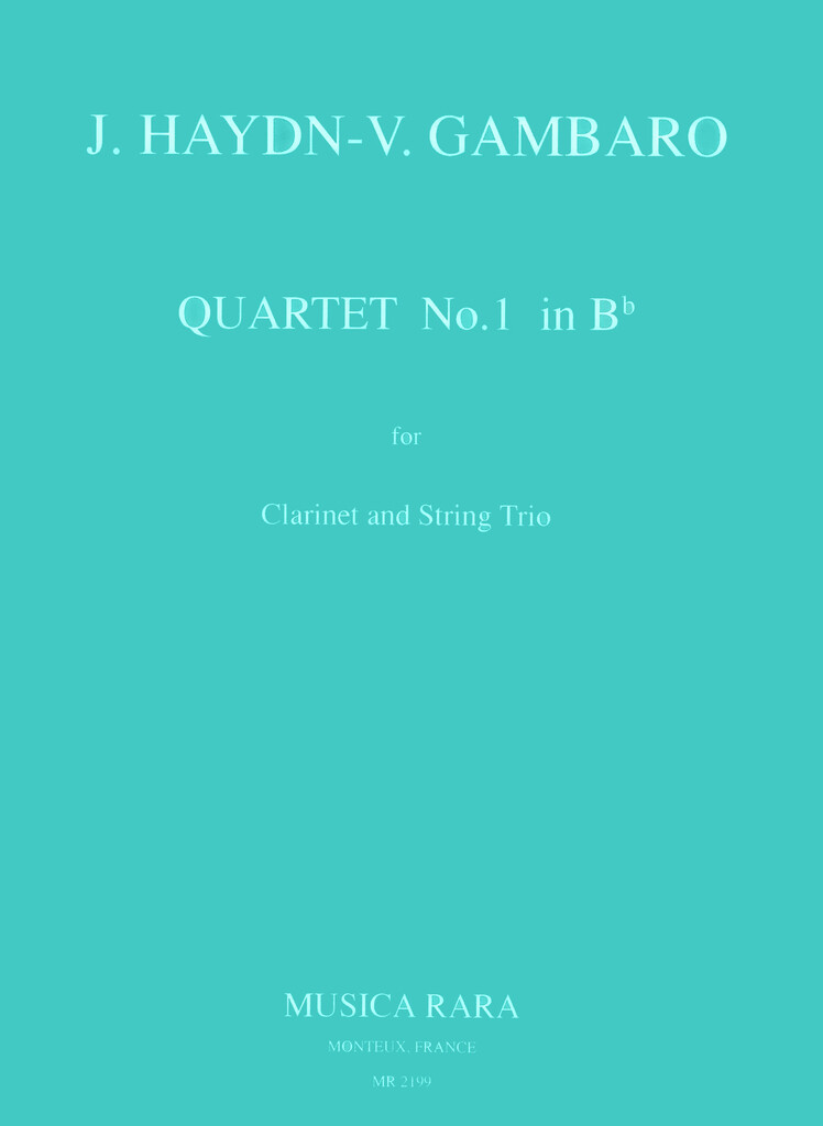 Quartett Nr. 1 In B