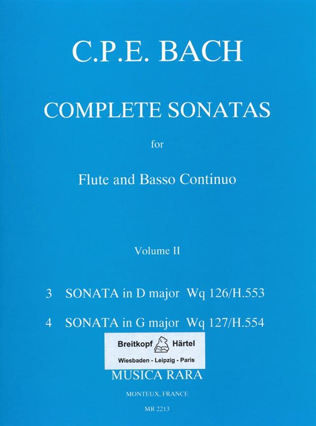 Sonaten, Band 2 Wq 126, 127 (BACH CARL PHILIPP EMMANUEL)