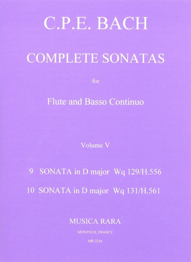 Sonaten, Band 5 Wq 129, 131 (BACH CARL PHILIPP EMMANUEL)