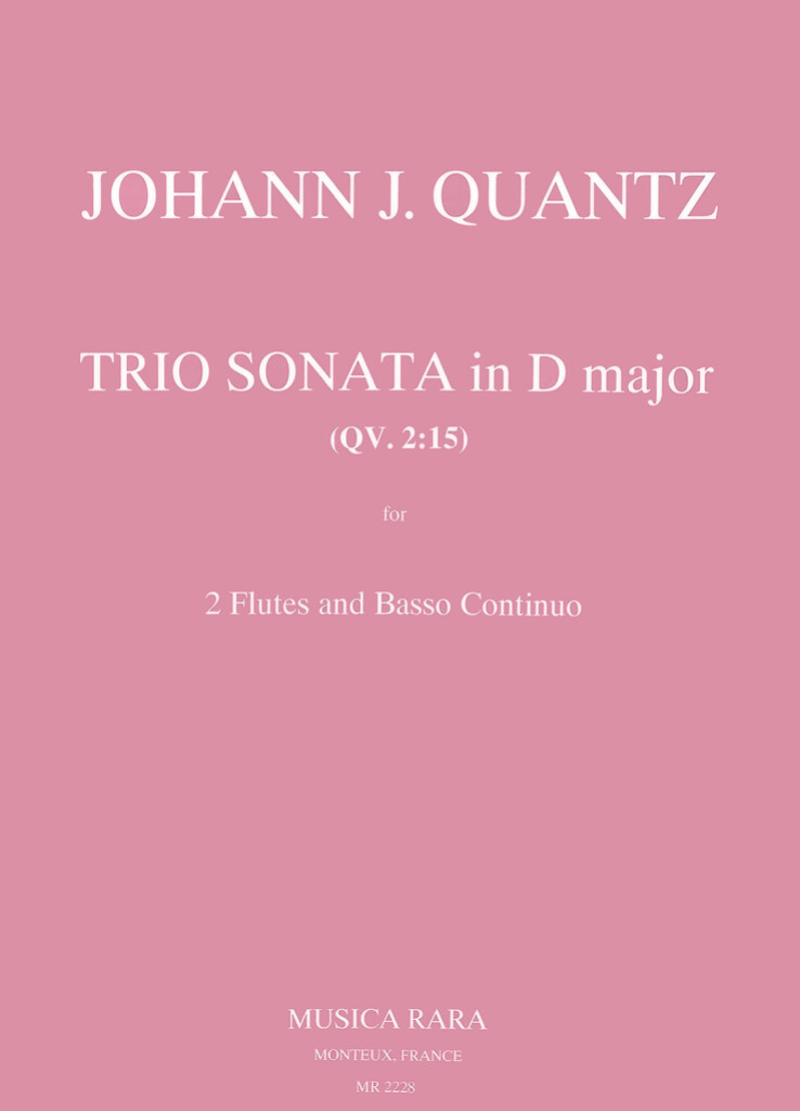 Triosonate In D (QUANTZ JOHANN JOACHIM)