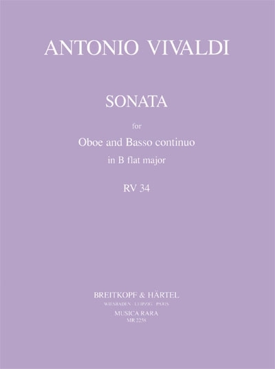 Sonata In B Rv 34 (VIVALDI ANTONIO)