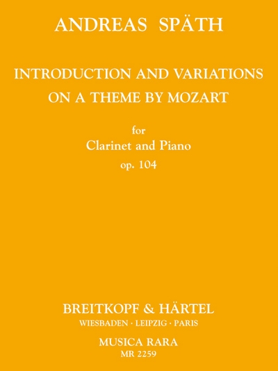 Introduction + Var. Op. 104 (SPAETH ANDREAS)