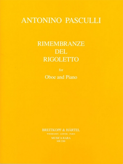 Rimembranze Del Rigoletto (PASCULLI ANTONIO)
