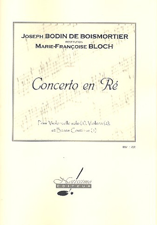 Concerto En Re (BOISMORTIER JOSEPH BODIN DE / BLOCH)
