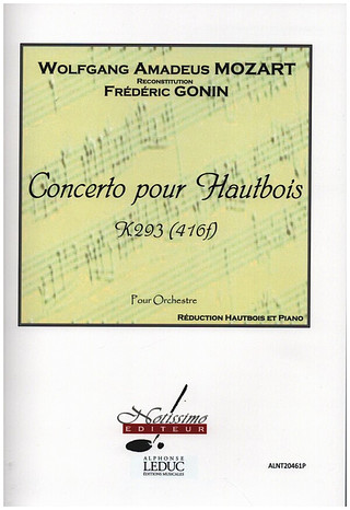Concerto Pour Hautbois Et Orchestre (MOZART / GONIN)