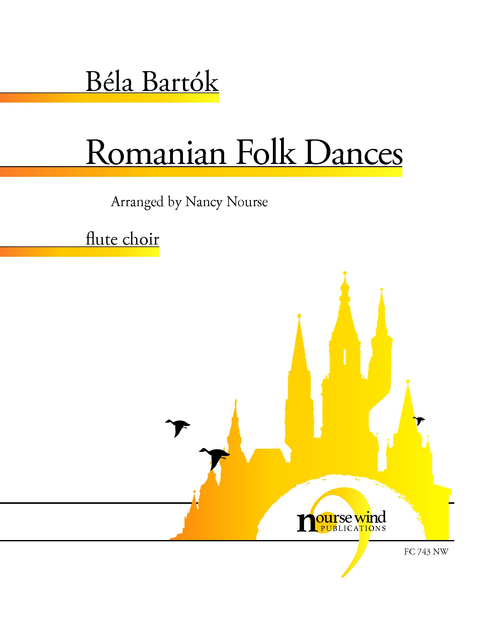 Romanian Folk Dances for Flute Choir (BARTOK BELA)