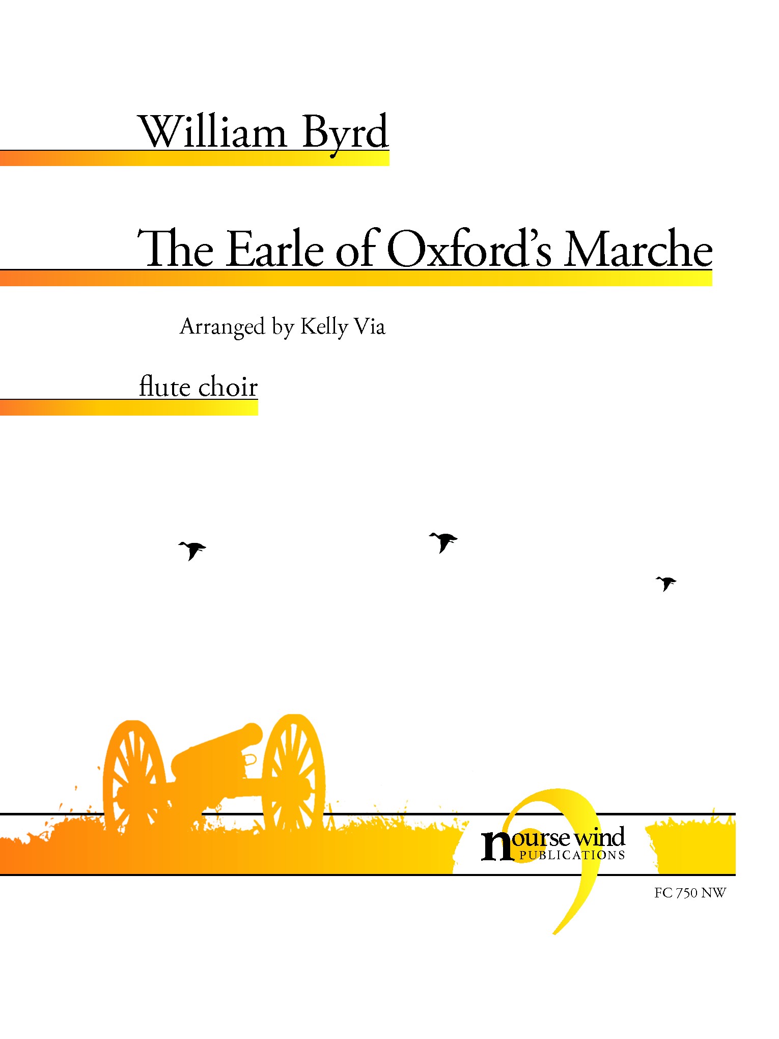 The Earle of Oxford's Marche for Flute Choir (BYRD WILLIAM)