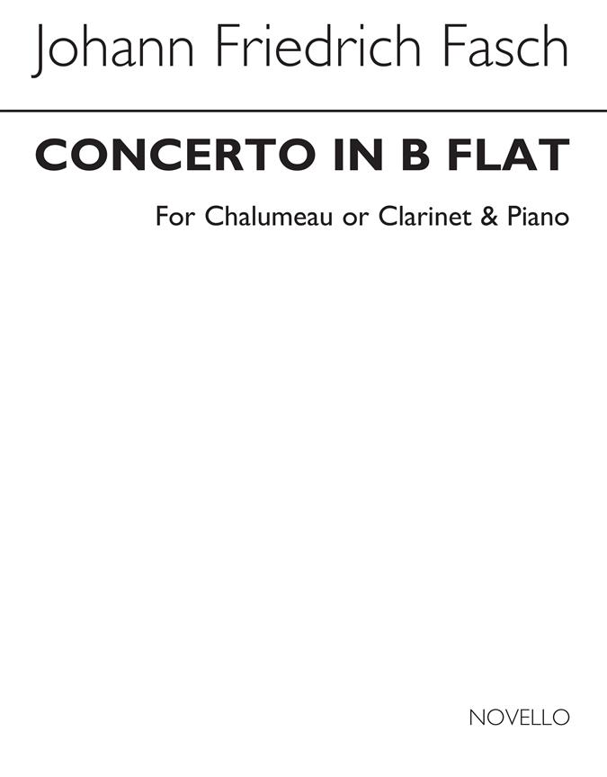 Concerto In B Flat For Chalumeau Or Clarinet