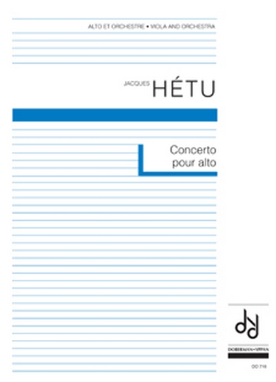 Concerto Pour Alto, Op. 75 (HETU JACQUES)