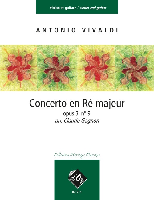 Concerto En Ré Majeur, Op. 3, No 9 (VIVALDI ANTONIO)